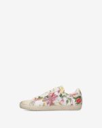 Sneakers Premiata Donna in Pelle Stampata Fiorata art. Stevend 8056 - immagine 3