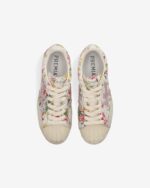 Sneakers Premiata Donna in Pelle Stampata Fiorata art. Stevend 8056 - immagine 4