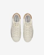 Sneakers Premiata Donna in Pelle Avorio e Dettagli Glitter art. Stevend 8059 - immagine 4