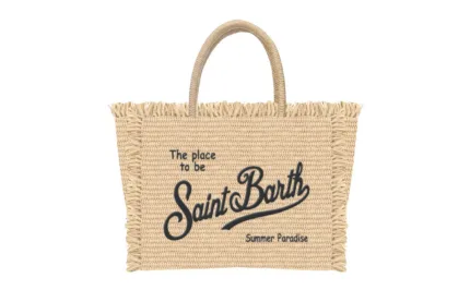 Borsa Piccolissima Mc2 Saint Barth Beige art. Vanity Micro Straw 1100 Emb