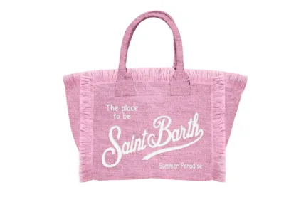 Borsa a mano Piccola Mc2 Saint Barth Rosa art. Vanity Mini Linen 21 Pink