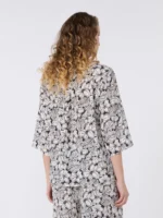 Blusa MaxMara Weekend in crepe de chine di seta stampata art. WKDGINNICO - immagine 3
