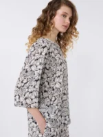 Blusa MaxMara Weekend in crepe de chine di seta stampata art. WKDGINNICO - immagine 4
