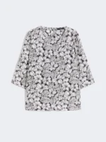 Blusa MaxMara Weekend in crepe de chine di seta stampata art. WKDGINNICO
