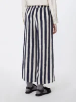 Pantaloni MaxMara Weekend  in crepe de chine di seta stampata blu art. WKDNIRVANA - immagine 3