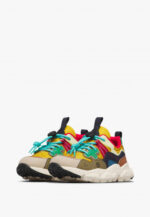 Sneakers Flower Mountain For Naturino Kids in Pelle Multicolor art. Yamano 3 Junior 2N10 Brown Yellow - immagine 3