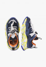 Sneakers Flower Mountain For Naturino Kids in Pelle e Mesh Blu art. Yamano 3 Junior 1C41 Azure - immagine 2