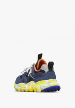 Sneakers Flower Mountain For Naturino Kids in Pelle e Mesh Blu art. Yamano 3 Junior 1C41 Azure - immagine 4