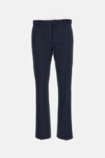 Pantaloni 'S MaxMara in tela misto cotone stretch blu art. UMANITA