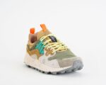 Sneakers Flower Mountain Uomo in Camoscio Beige e Nylon Verde art. Yamano 3 Unisex 3B46 GREY-TAUPE - immagine 2