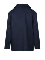Giacca 'S MaxMara boxy in tela di lino color blu art. SMMCARLOTTA - immagine 3