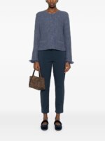 Pantalone MM by MaxMara  in jersey stretch color blu art. MMLPAIO - immagine 2
