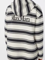 Felpa 'S MaxMara in jersey scuba a righe blu marino art. SMMDREAM - immagine 4