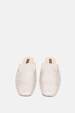 Sabot Mules Twentyfourhaitch in Raso Cipria e Strass Tacco 2 cm art. Aukena Cipria - immagine 2