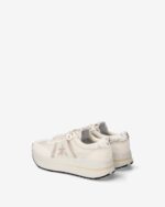 Sneakers Premiata Donna in Camoscio e Nylon Avorio Back Pitonato art. Bethcoin 8145 - immagine 5