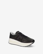 Sneakers Premiata Donna in Pelle Nera e  Dettagli in Camoscio art. Bethcoin 8152 - immagine 2