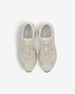Sneakers Premiata Donna in Pelle Avorio Traforata e Camoscio Avorio art. Bethcoin 8171 - immagine 4