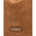 Pochette con Tracolla Media Gianni Chiarini In Camoscio Cammello art. Nora Pouch Caramel - immagine 3