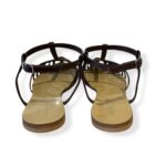 Sandalo Ragnetto Anna F con cinturino a T In Pelle Testa di Moro art. 512 Natur T.Moro Pel - immagine 4