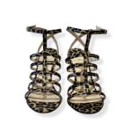 Sandalo Anna F in Tessuto Leopardato Tacco 10 art. 3868 Tessuto Maculato Tacco 2118 - immagine 3