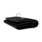 Portafogli Pollini In Pelle Nera Embossed con Bottone  art. TE9000PP02Q2500A - immagine 2