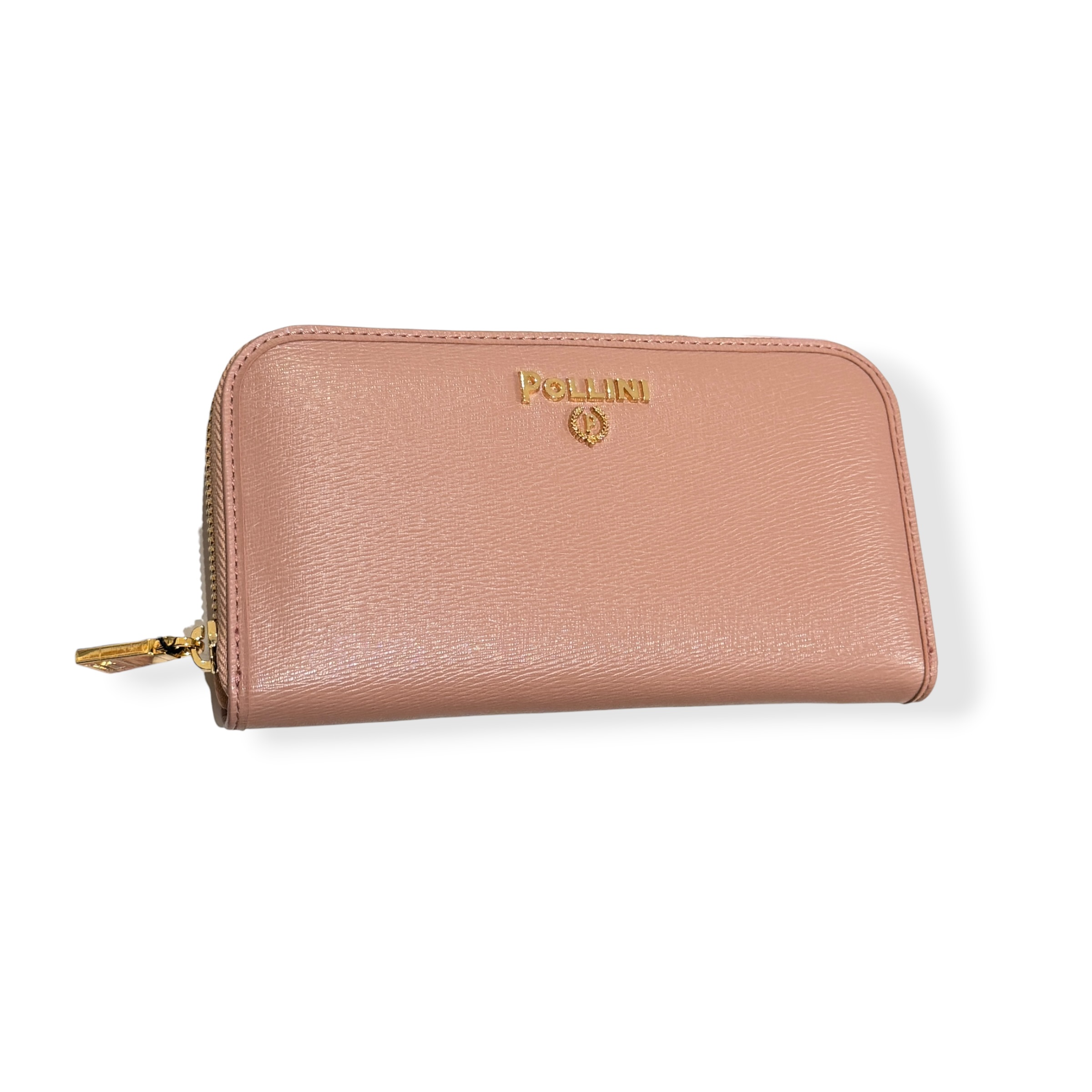 IMG_4844-Photoroom Portafogli Pollini In Pelle Grained Rosa Nude con Cerniera art. SC5513PP0GSH0609 - immagine 1