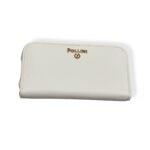 Portafogli Pollini In Pelle Grained Bianca con Cerniera art. SC5513PP0GSH0100