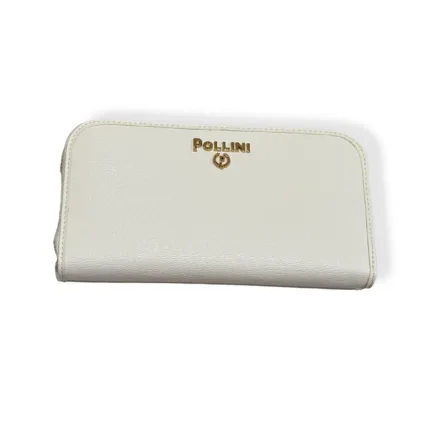 Portafogli Pollini In Pelle Grained Bianca con Cerniera art. SC5513PP0GSH0100