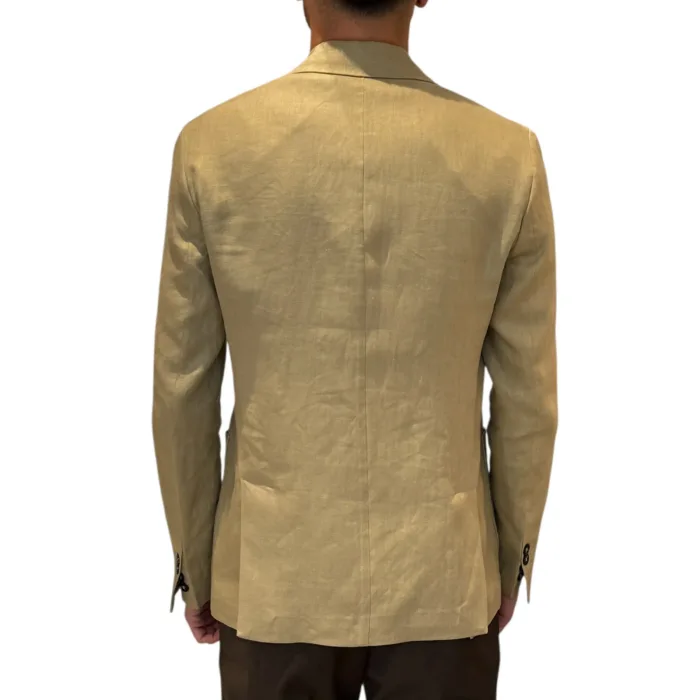 Giacca Doppiopetto Michael Coal in Puro Lino Beige Art. MCAUS3259 MC AUSTIN, foto 3 di 3