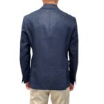 Giacca Doppiopetto Michael Coal in Puro Lino Blu Art. MCAUS3259 MC AUSTIN - immagine 3
