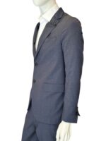 Abito Lardini Semifoderato in Tessuto Loro Piana Zelander Dream Blu Notte Art. CN445AE CN64416 850 - immagine 2