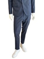 Abito Lardini Semifoderato in Tessuto Loro Piana Zelander Dream Blu Notte Art. CN445AE CN64416 850 - immagine 3