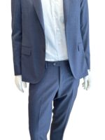 Abito Lardini Semifoderato in Tessuto Loro Piana Zelander Dream Blu Notte Art. CN445AE CN64416 850 - immagine 4