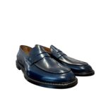 Mocassino Penny Doucal's Uomo in Pelle Bluette art. DU2405PHOEUF007NB10 - immagine 2