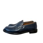 Mocassino Penny Doucal's Uomo in Pelle Bluette art. DU2405PHOEUF007NB10 - immagine 3