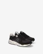 Sneakers Premiata Donna in Camoscio e Nylon Nero art. Mased 8114 - immagine 2