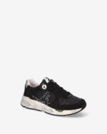 Sneakers Premiata Donna in Camoscio e Nylon Nero art. Mased 8114 - immagine 4