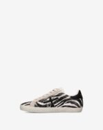 Sneakers Premiata Donna in Camoscio Avorio e Paillettes Zebrate art. Stevend 8053 - immagine 3