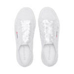Sneakers Platform Superga Donna in Tela Macrame Bianca art. 2740 Flower Macrame - immagine 4
