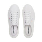 Sneakers Platform Superga Donna in Tela Bianca art. 2740 Platform White - immagine 4