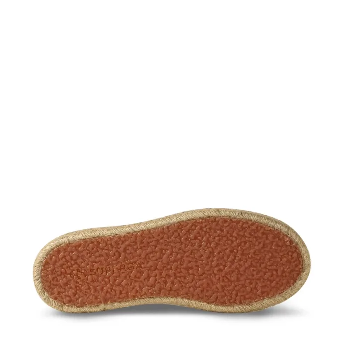 Sneakers Platform Superga Donna in Tela Avorio Crochet art. 2740 Platform Crochet Rope, foto 4 di 4
