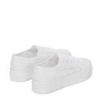 Sneakers Platform Superga Donna in Tela Sangallo Bianca art. 2740 Flower Sangallo - immagine 3