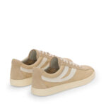 Sneakers Superga Uomo in Tela Beige Chiaro Suola Avorio art.1960 Capri Cotton HairySuede Beige LT-White Avorio - immagine 3