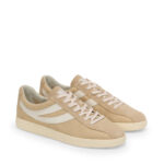 Sneakers Superga Uomo in Tela Beige Chiaro Suola Avorio art.1960 Capri Cotton HairySuede Beige LT-White Avorio - immagine 2