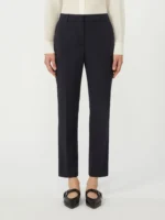 Pantalone MaxMara Weekend a sigaretta in lana stretch blu art. WKDCANON - immagine 2