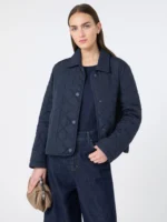 Giacca MaxMara Weekend corta imbottita color blu art. WKDGELO - immagine 4
