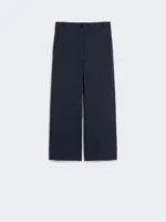 Pantalone MaxMara Weekend in jersey double blu art. WKDABANO