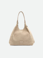Borsa a Spalla Grande Gianni Chiarini In Camoscio Nude art. Dua Nude
