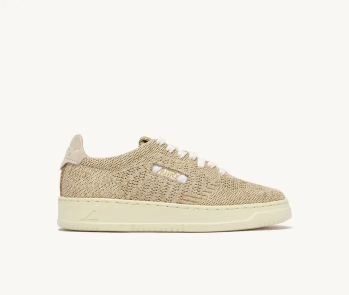 Sneakers Autry Donna in Tessuto Traforato Oro Glitter Art. EKLW KU02, foto 1 di 6