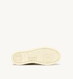 Sneakers Autry Platform Donna in Pelle Bianca e Camoscio con Spoiler Pesca art. PTLW LS13 - immagine 4